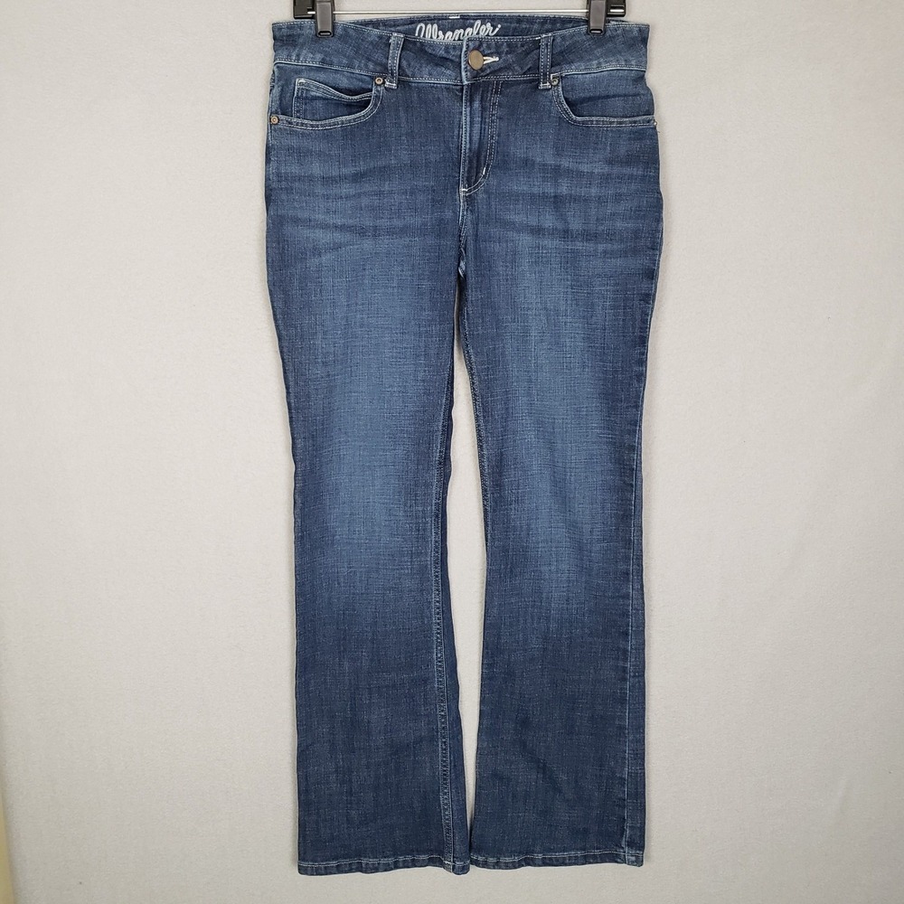 Wrangler Bootcut Jeans Dark Wash Stretch Denim Coastal Cowgirl Western Size 32